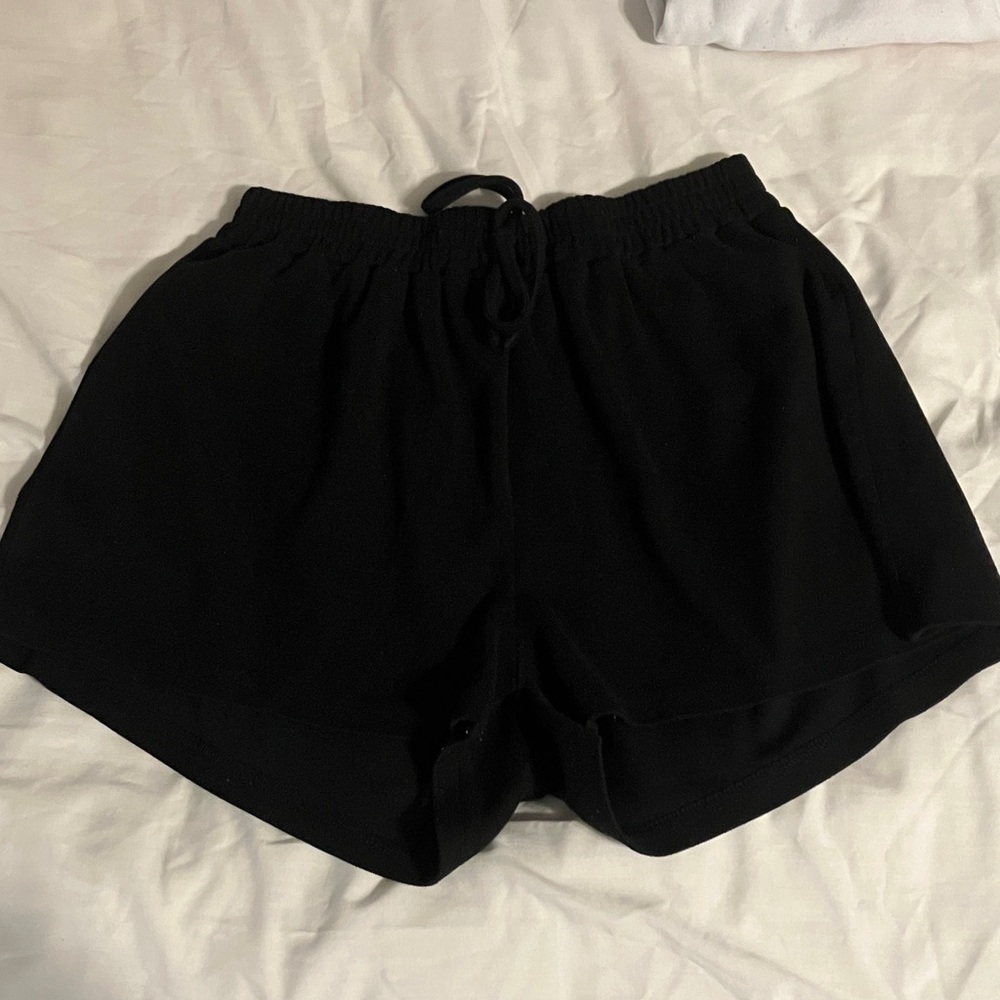 Black Stretchy Shorts